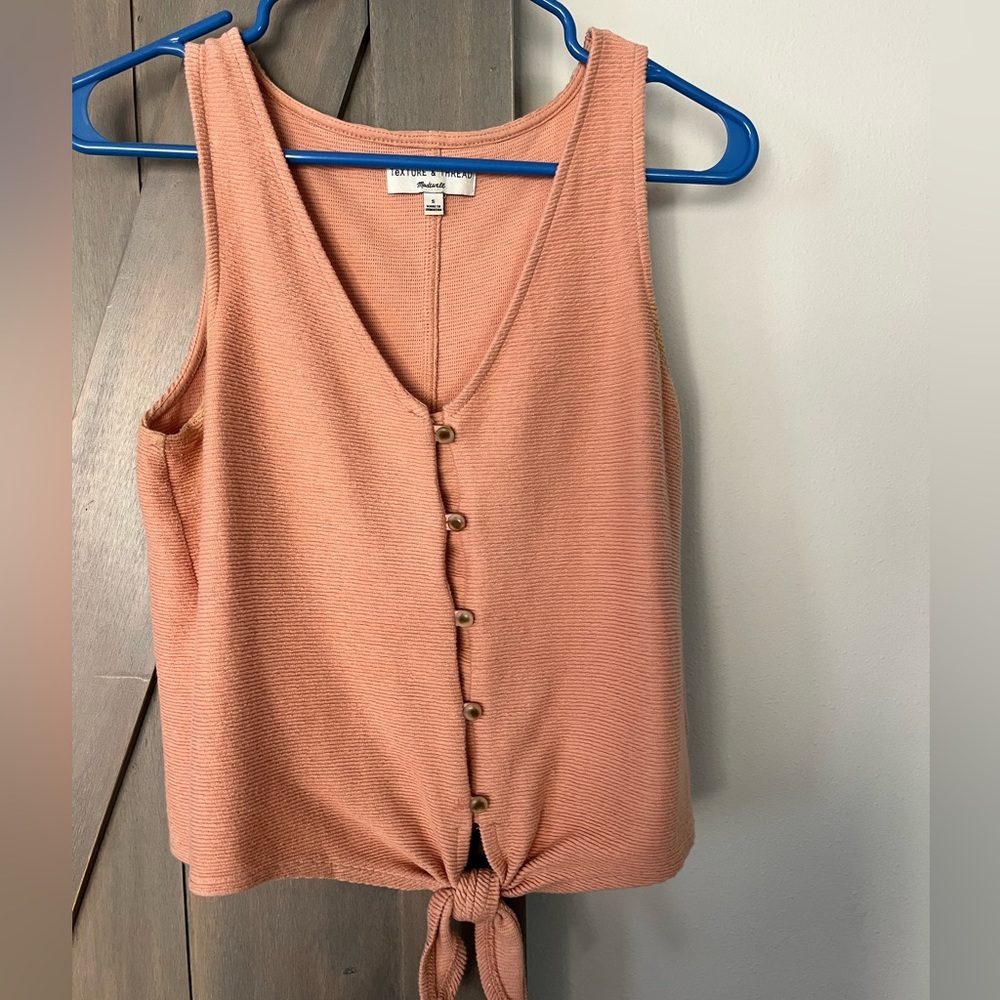 Peachy color madewell tank